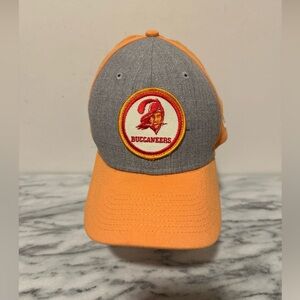 Tampa Bay Buccaneers Gray and Orange Cap NFL New Era size large